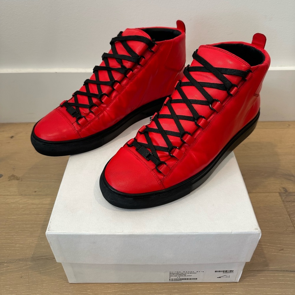 Balenciaga Arena Sneakers - Red - size 42 IT / 9 US